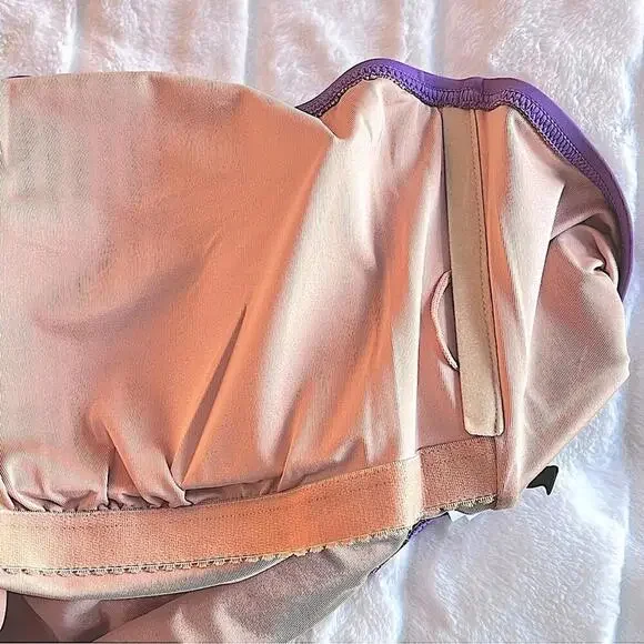 J. Crew Swimsuit Bow Lavender Purple Asymmetrical One Piece Shoulder VIOLA NWT - Picture 7 of 15